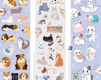 Cute Pet Bookmarks | Cats | Dogs | Handmade