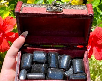 Zwarte Tourmaline tuimelde stenen