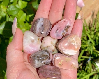 Pink Opal Tumbled Stones