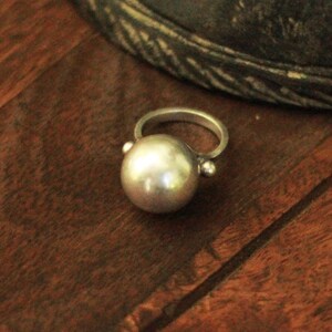 handmade silver ring // hammered sterling ring // silver ring // sterling ring // vintage ring // boho ring // statement ring