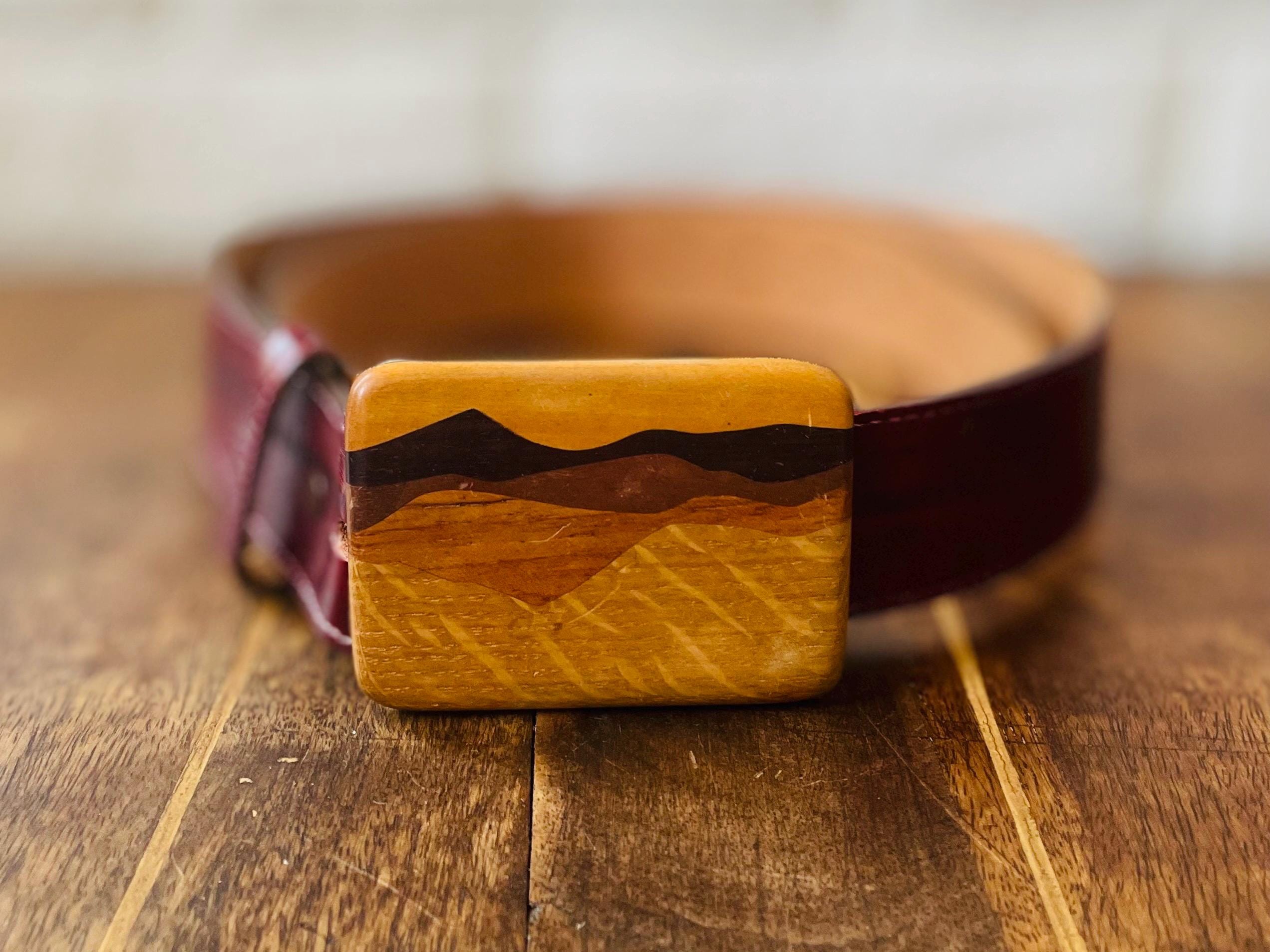 Rétro Wood Belts - Etsy display picture 2