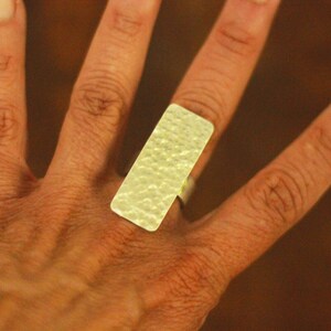 handmade silver ring // hammered sterling ring // silver ring // sterling ring // vintage ring // boho ring // statement ring
