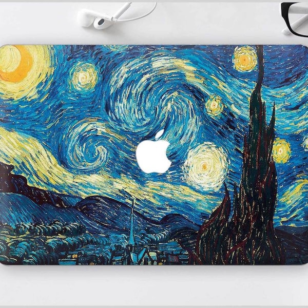 Starry Night MacBook Etsy — free download