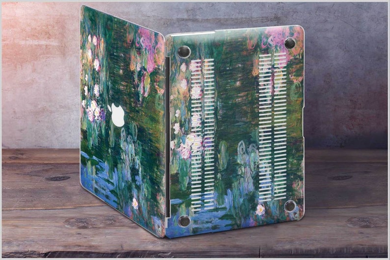 Claude Monet MacBook Pro 15 Case MacBook Air 11 Case MacBook 12 Art Case Water Lilies MacBook Air 13 Case MacBook Pro Retina 13 Case AH4333 image 4