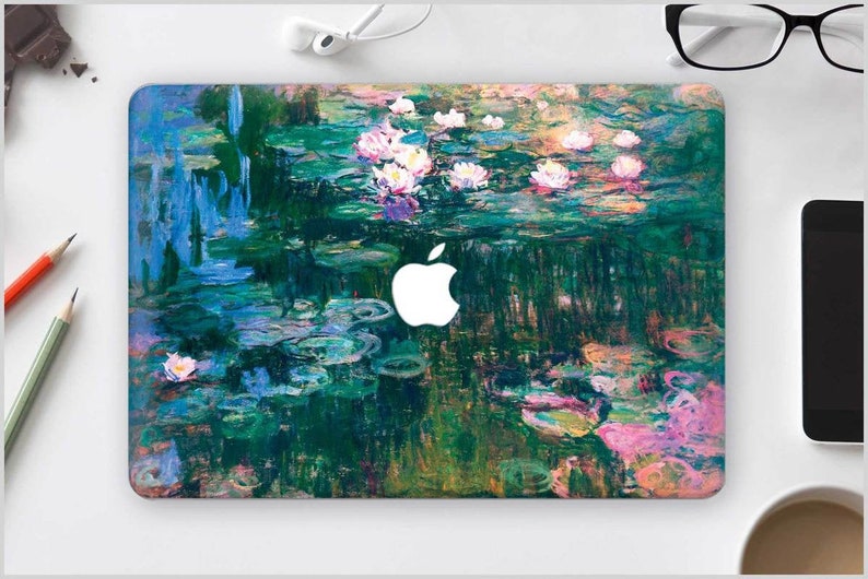 Claude Monet MacBook Pro 15 Case MacBook Air 11 Case MacBook 12 Art Case Water Lilies MacBook Air 13 Case MacBook Pro Retina 13 Case AH4333 image 2