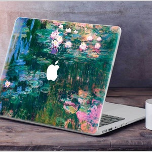 Claude Monet MacBook Pro 15 Case MacBook Air 11 Case MacBook 12 Art Case Water Lilies MacBook Air 13 Case MacBook Pro Retina 13 Case AH4333 image 3