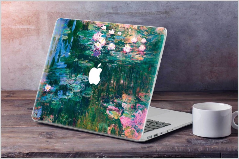 Claude Monet MacBook Pro 15 Case MacBook Air 11 Case MacBook 12 Art Case Water Lilies MacBook Air 13 Case MacBook Pro Retina 13 Case AH4333 image 3