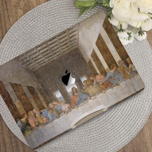 Leonardo da Vinci “The Last Supper” MacBook Case – Timeless Art Design for MacBook Pro 16&quot;, Air 13&quot; 2019, Pro 13&quot; 2018, and Pro 15&quot; (AH4364)