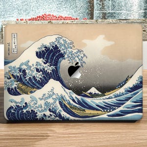Hokusai “The Great Wave” MacBook Case – Japanese Art Cover for MacBook Air 13&quot; M1, Pro 13&quot;, Pro 15&quot; Retina, Pro 16&quot;, Air 15&quot; M4 M3 M2 Cover