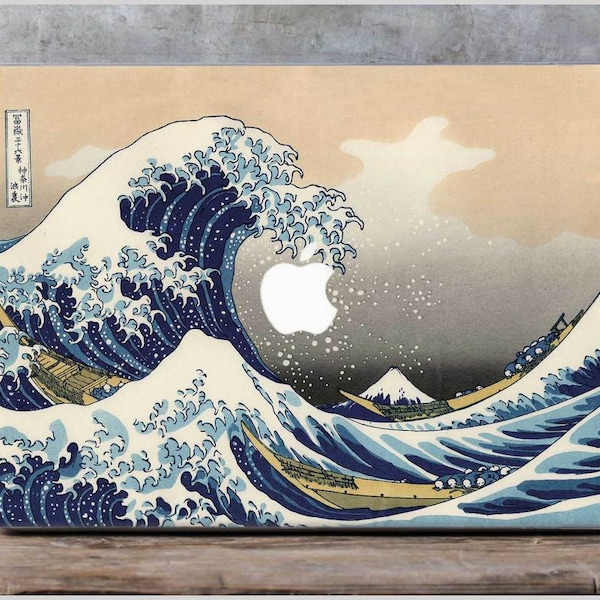 Hokusai Macbook Pro 2019 coque Macbook Pro 13 coque Macbook Air 13 coque la grande vague Macbook Pro Retina 15 coque Art Macbook 11 AH4368