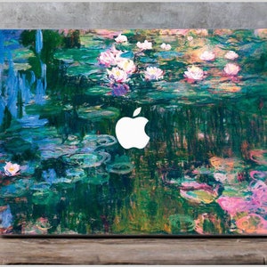 Claude Monet MacBook Pro 15 Case MacBook Air 11 Case MacBook 12 Art Case Water Lilies MacBook Air 13 Case MacBook Pro Retina 13 Case AH4333 image 1