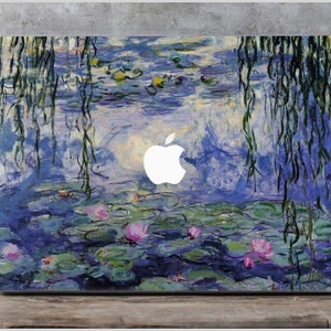 Blue Water Lilies Macbook Pro 16 Case 13 Inch Macbook Air Case Claude Monet Macbook Pro 13 Inch Case Nature Case Macbook Pro 15 Inch AH4562