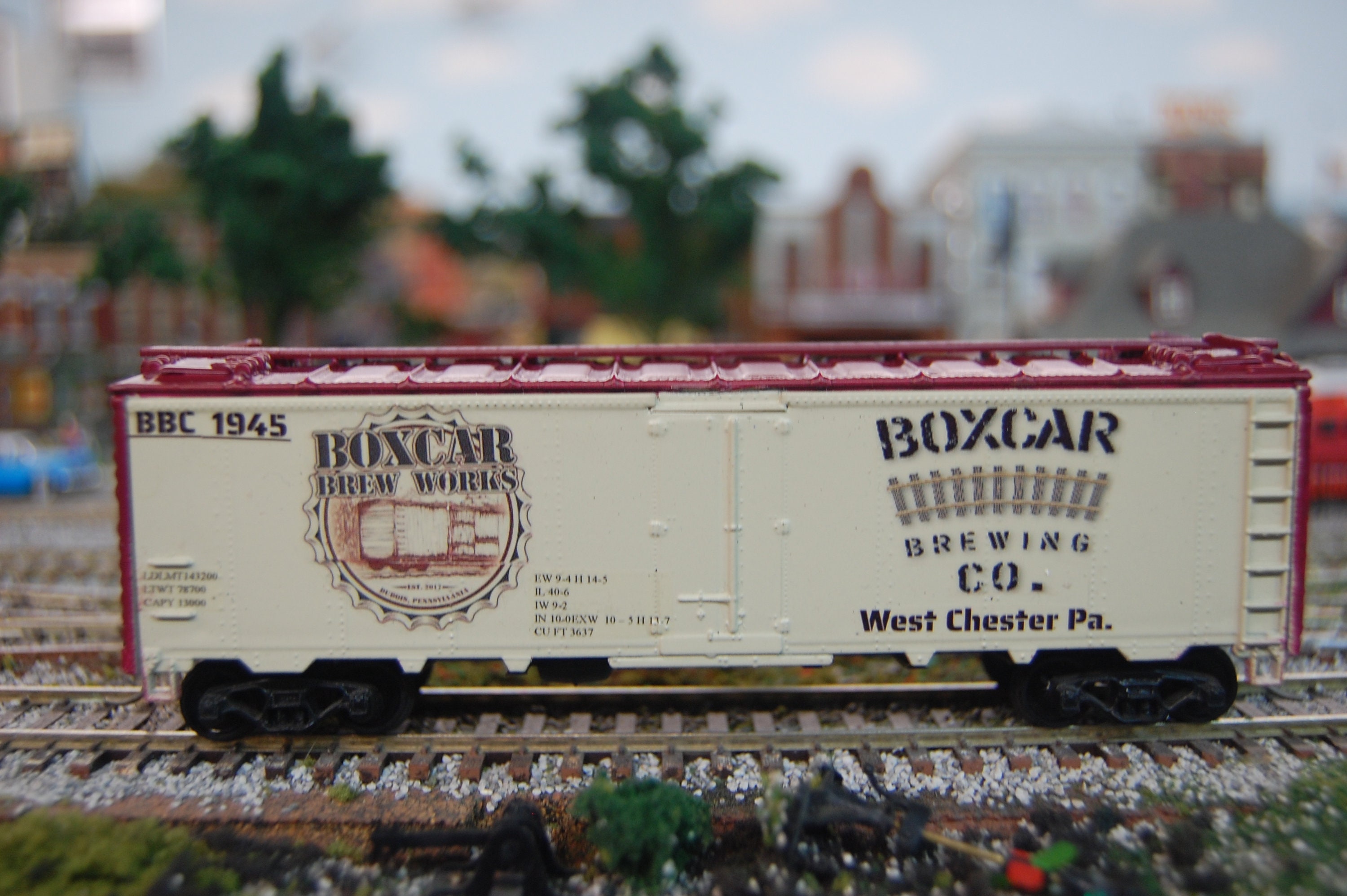 HO Scale Boxcar Brewing Co. Boxcar. Etsy