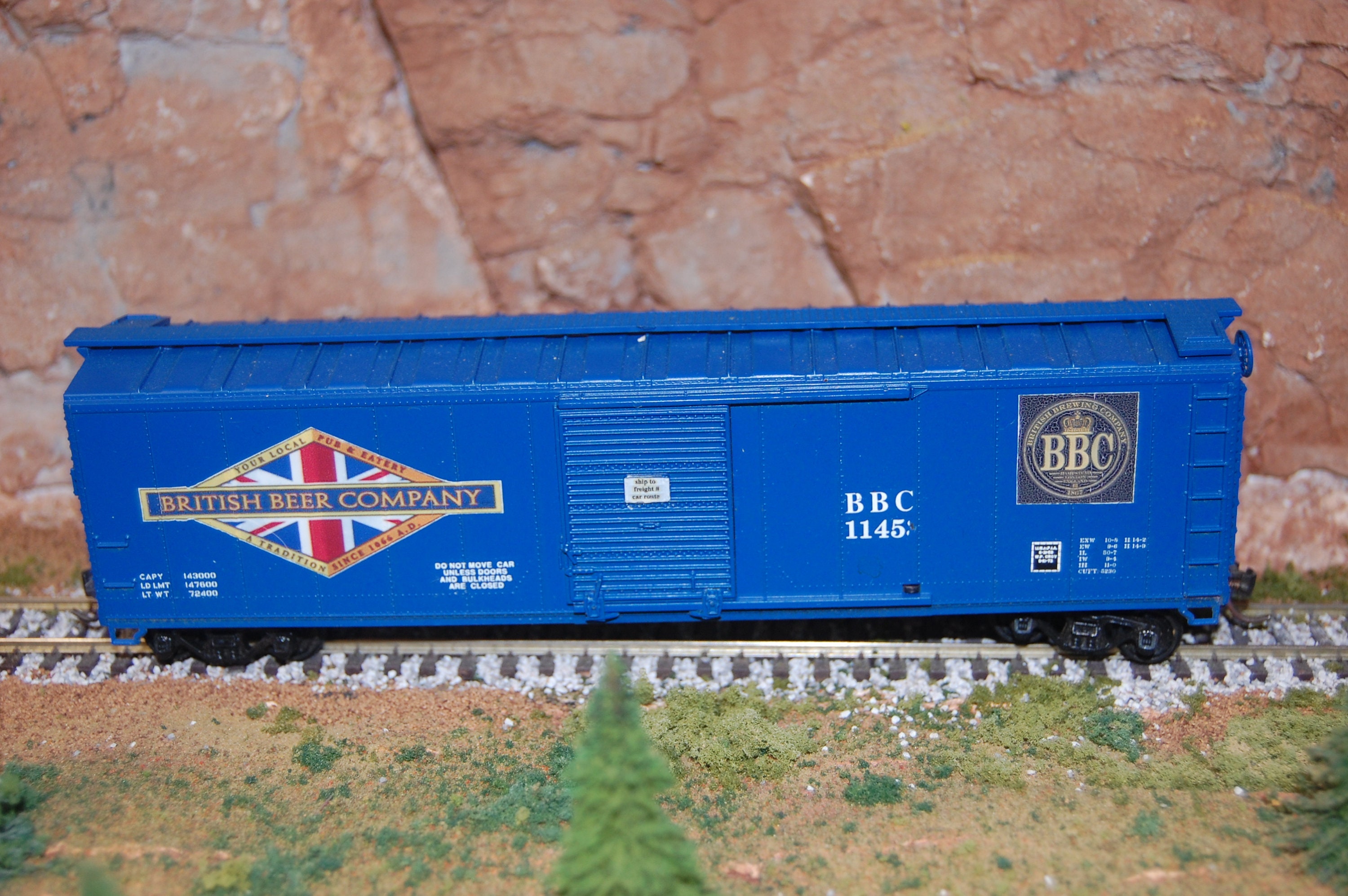 HO Scale British Beer Company Box Car Etsy