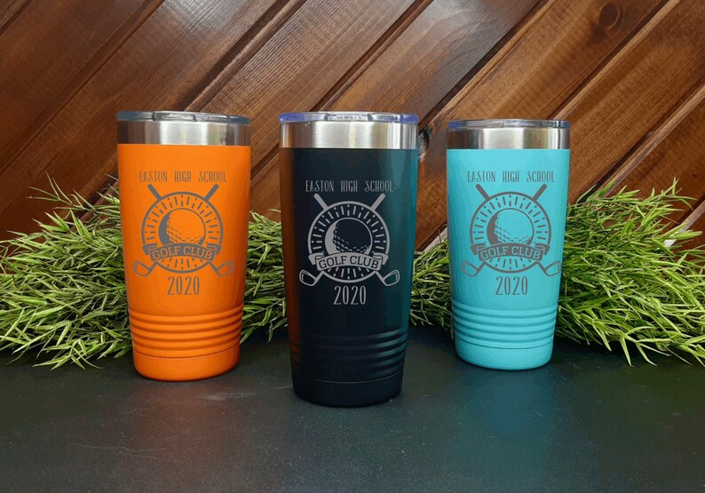 Download Golf Team Player Sport Tumbler School Year 20oz Tumbler | Etsy