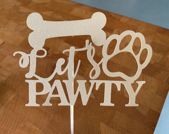 Dog Birthday Cake Topper
