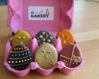 Egg Box Easter Treat Biscuits for Dogs
