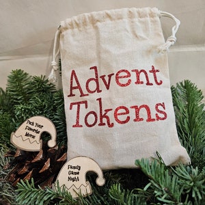 Family Advent Tokens an activity a day for advent image 2