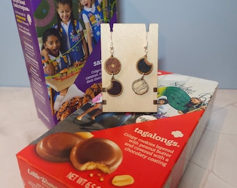 Girl Scout inspired earrings