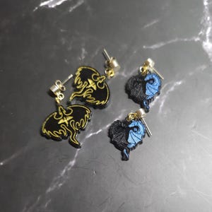 Fourth Wing and Iron Flame dragon earrings