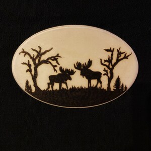 Lumberjack Tools® Wood Burning Stencil - Moose (Side Profile)