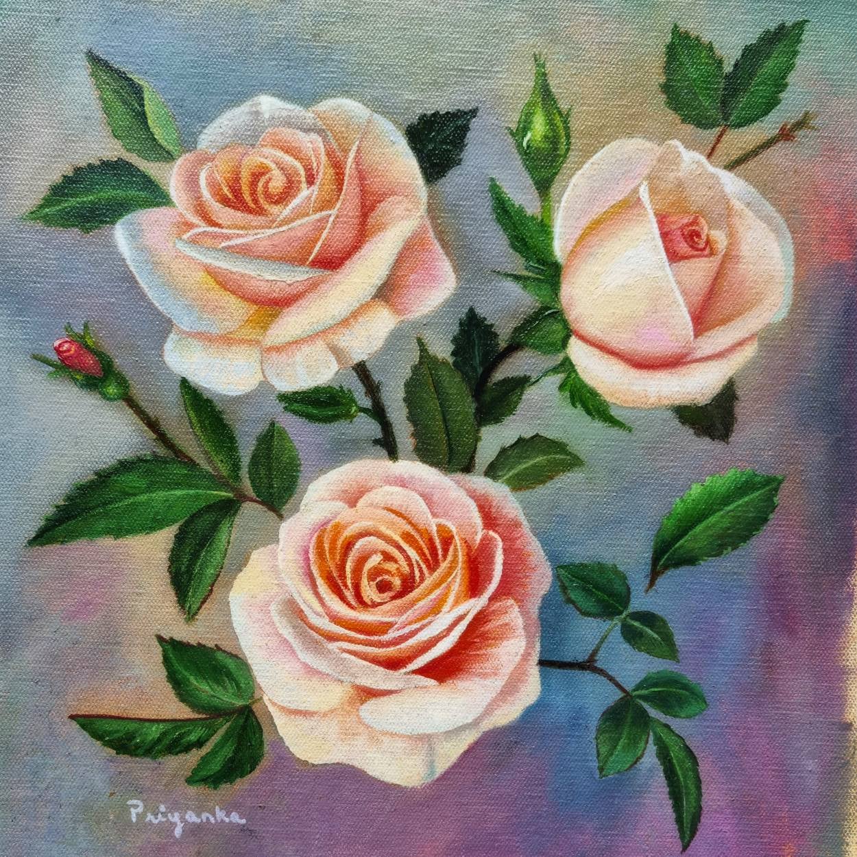 Buy Rose Painting Online In India - Etsy India
