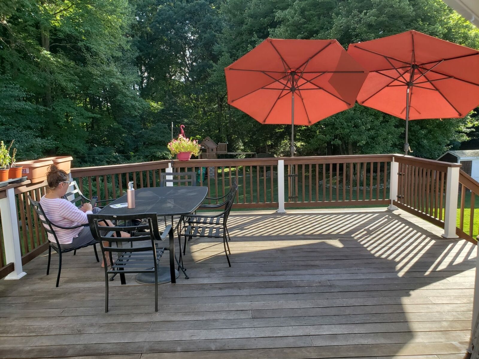 Patio Deck Umbrella Holder Outdoor Umbrella Base and Mount Etsy