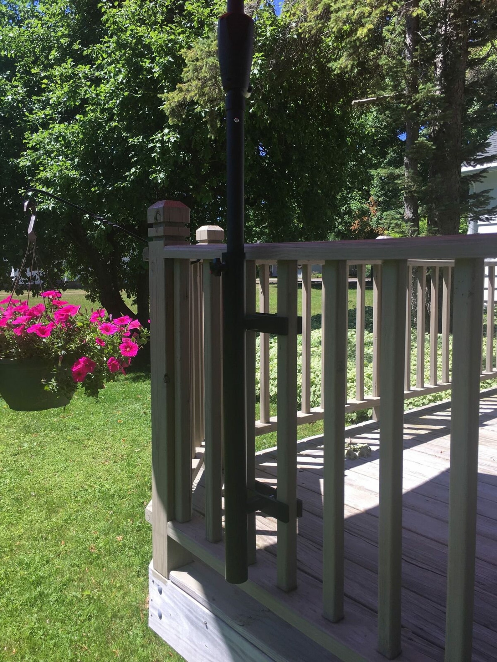 Patio Deck Umbrella Holder Outdoor Umbrella Base and Mount Etsy