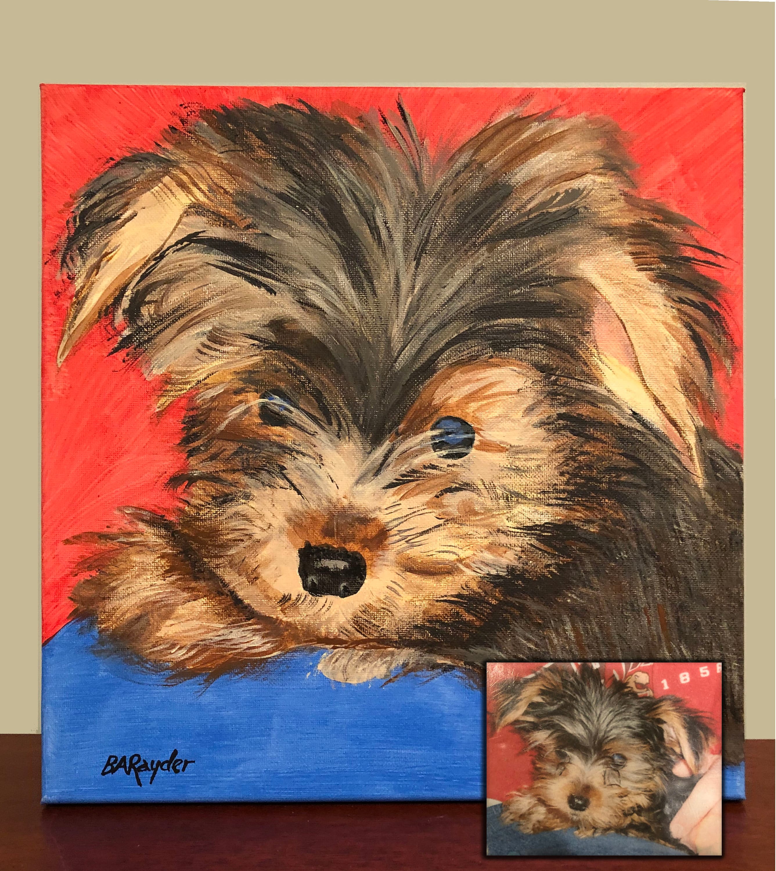 Custom painting of your pet