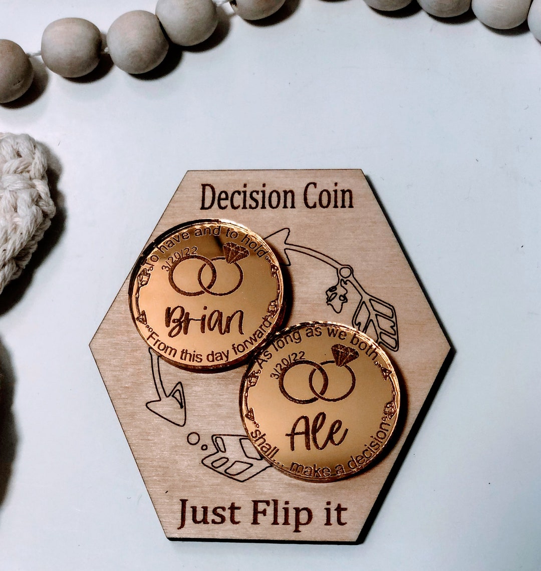 Novelty Wedding Gift, Wedding Coin, Funny Wedding Gift, Couples