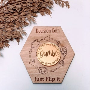 Funny Decision Coin, Flip, Challenge, Good Luck, Coin, Novelty, Parent Decision , Couples Gifts, Funny Gift,
