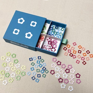 Flower Stitch Marker Sampler - Box Set