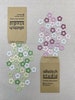 Large Flower Stitch Markers for Knitting Needles - Set of 32 Seamless Rings 