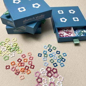 Flower Stitch Marker Sampler Box Set image 5