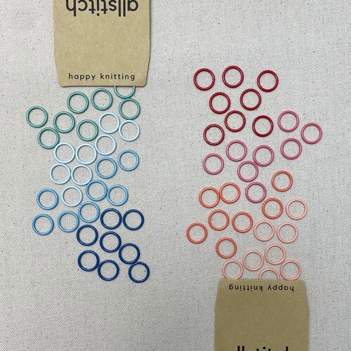 Large Flower Stitch Markers for Knitting Needles Set of 32 Etsy