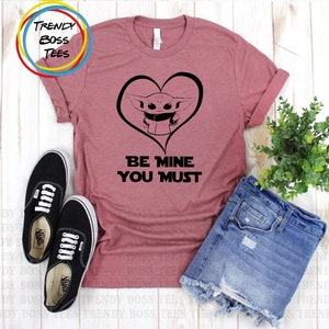 Be Mine You Must Baby Alien Unisex Tshirt, Love Heart Gnomes Shirts, Valentine&#39;s Day Couples