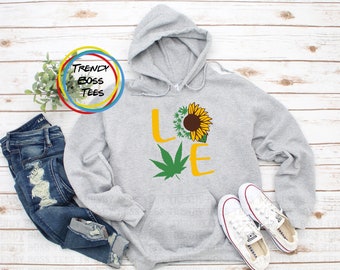 420 Holiday April 20 Celebration Love Sunflower Weed Unisex Tshirt Smoke Everyday Blunt Weed Marijuana Legalize It