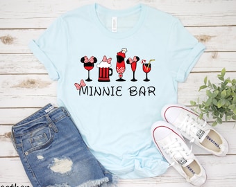Minnie Bar Unisex Tshirt, Disneyworld Family Group Vacation, Im Mickey Disneyland Shirts, Wine Tour Festival Shirt