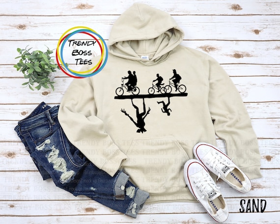 Sweater Hoodie Sueteres De Stranger Things Bicycle Through The