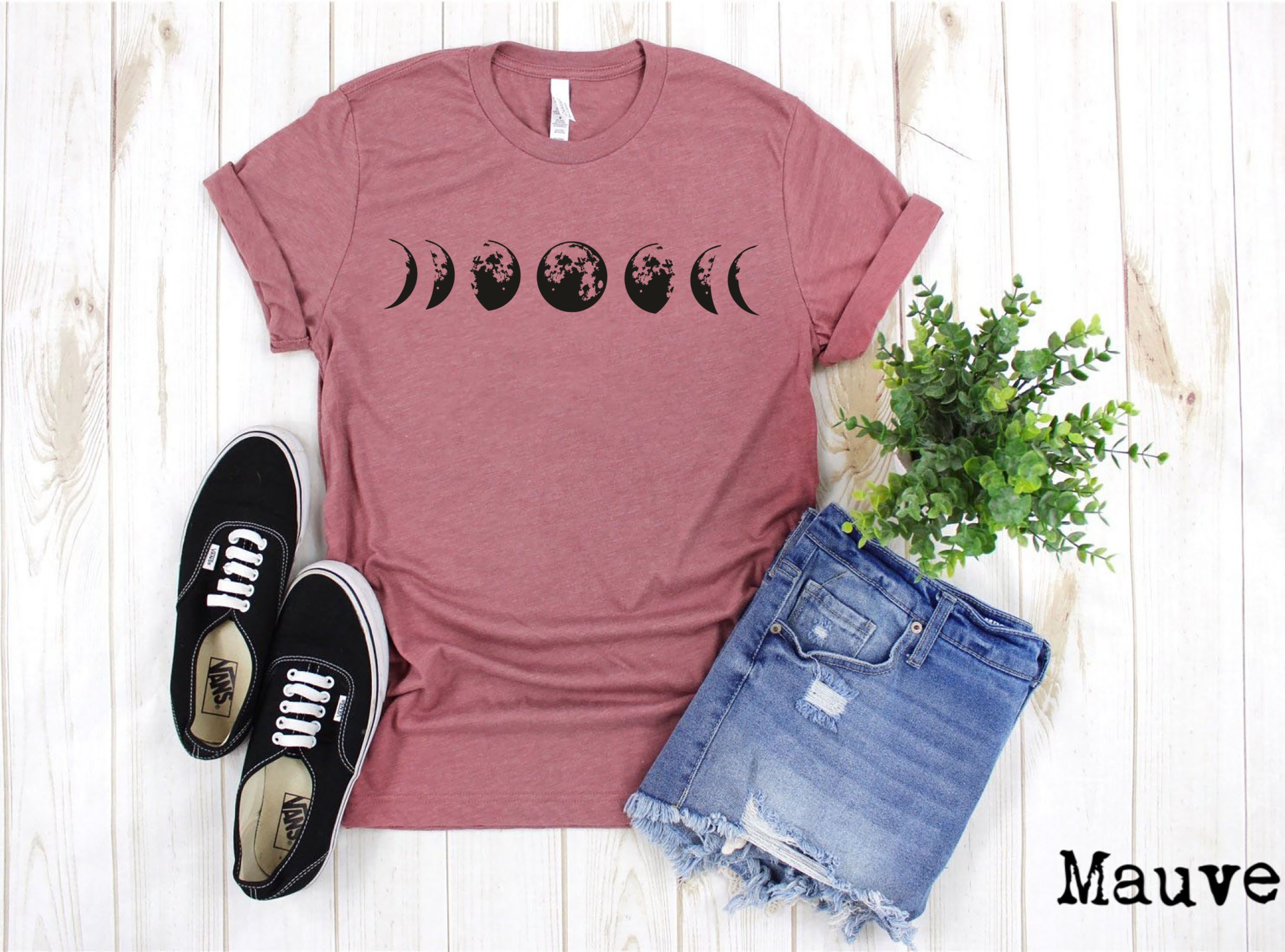 Moon Phases Unisex Tshirt Astrology Universe Shirt Lunar Etsy