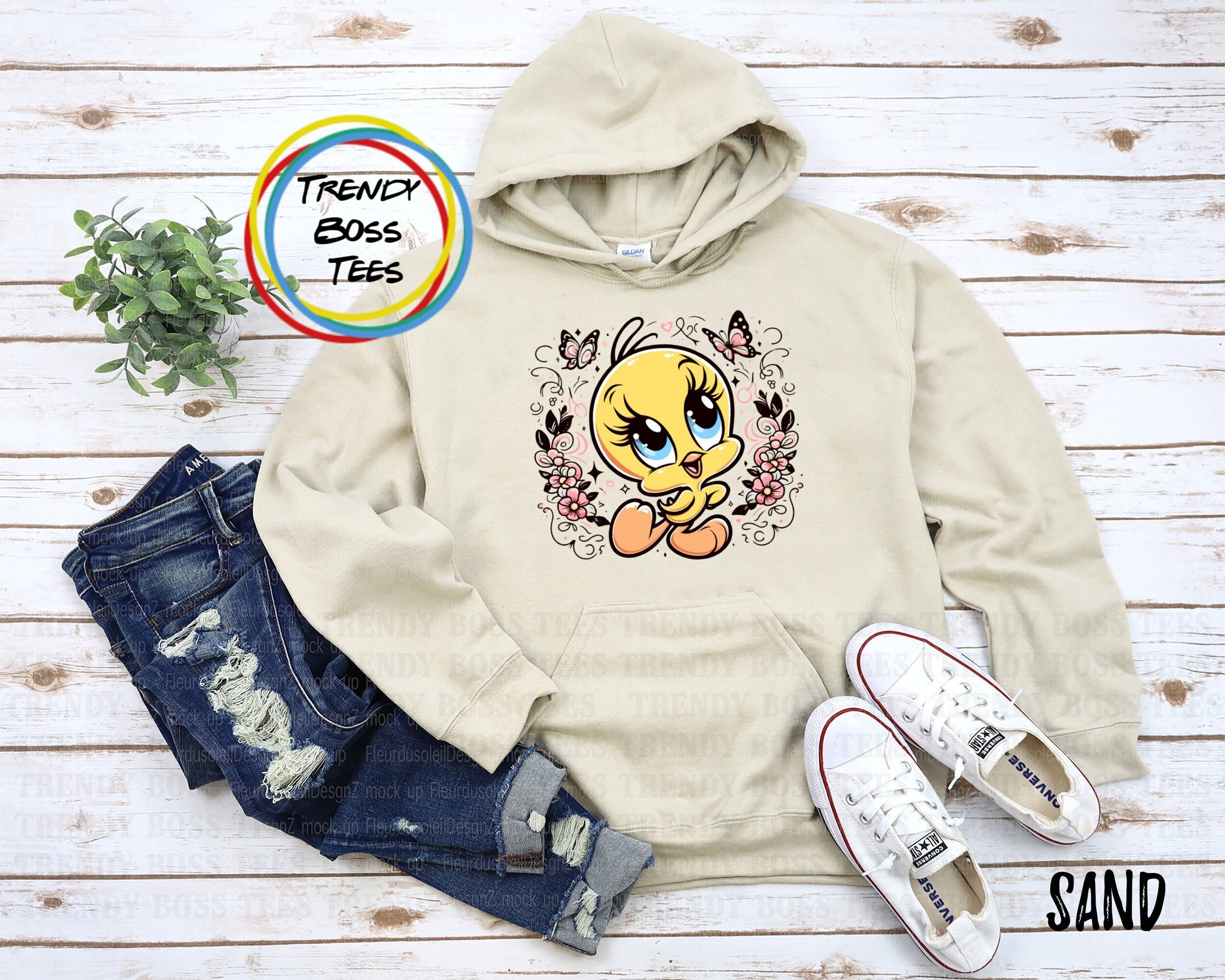 90s baby cartoon hoodie deals