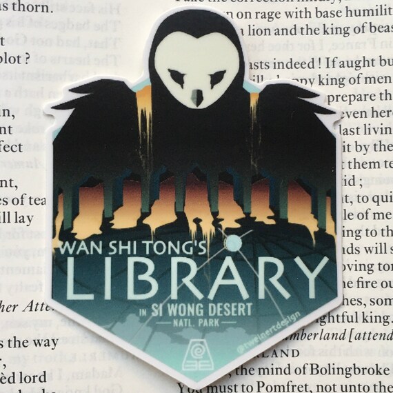 Wan Shi Tong S Library A Tla Places As National Parks Etsy Singapore Wan Shi Tong S Library A Tla Places As National Parks Etsy Singapore
