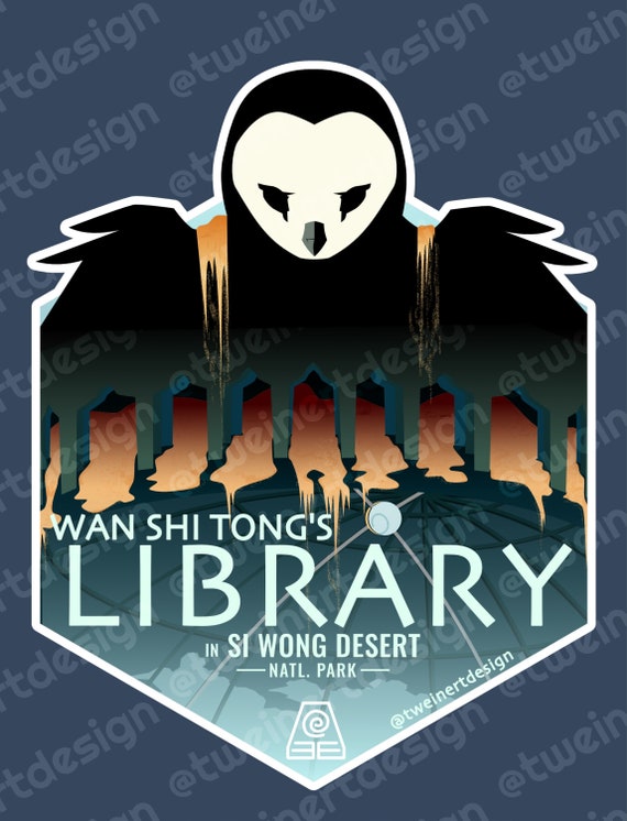Wan Shi Tong S Library A Tla Places As National Parks Etsy Singapore