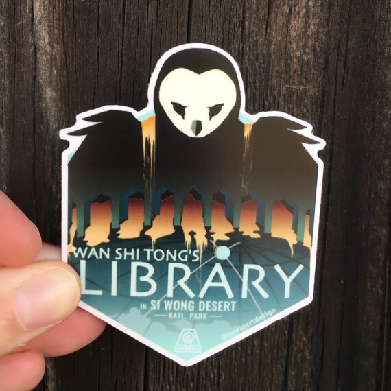 Wan Shi Tong S Library A Tla Places As National Parks Etsy