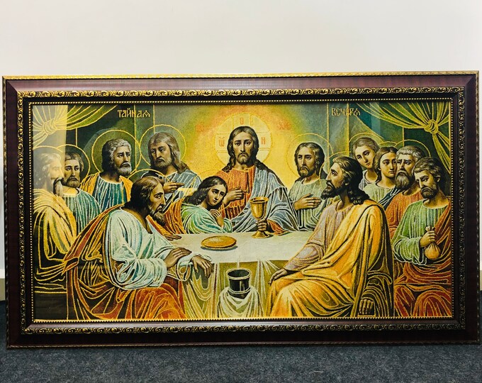 THE LAST SUPPER Fabric Panel Digital Print by David Textiles Christian