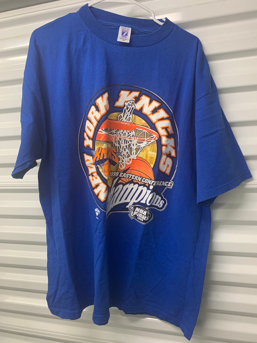Vintage 90s New York Knicks 1999 NBA Finals Logo 7 T-shirt - Etsy UK