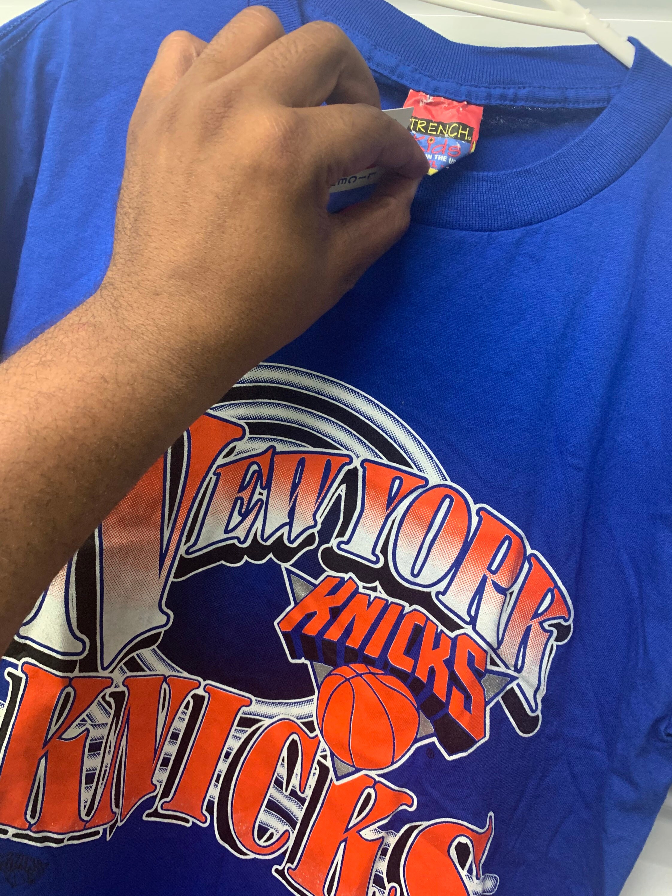 RARE Vintage New York Knicks Single Stitch T-Shirt NBA | eBay
