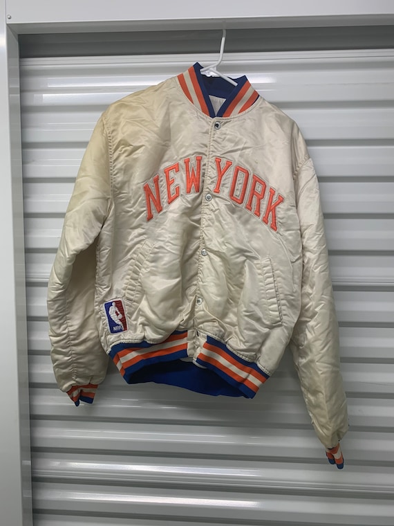 80s USA Satin Starter Jacket - Men's Medium, Women's Large
