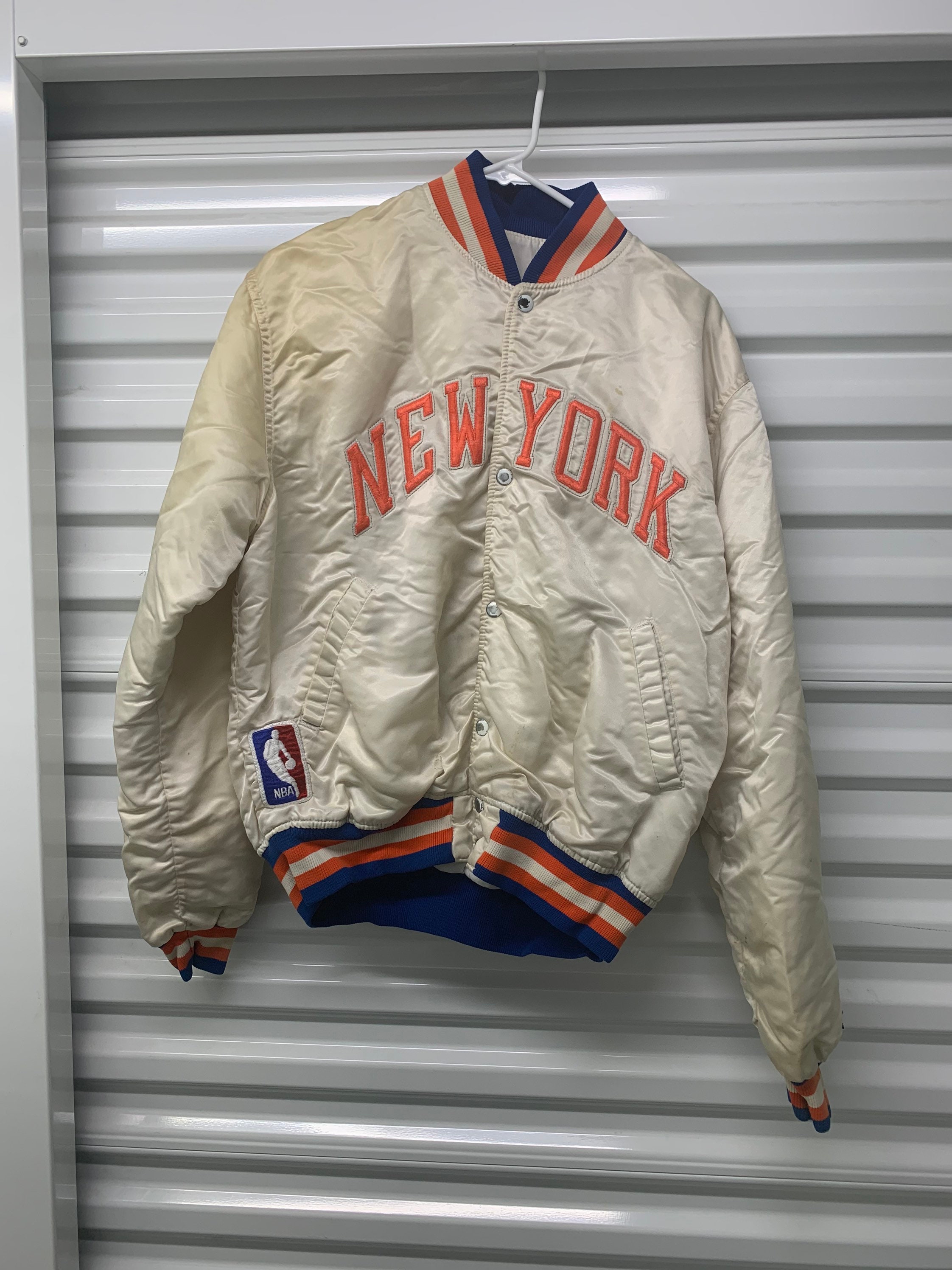 Vintage 80's New York Knicks Starter Satin Jacket Large - Etsy Vintage 80's New York Knicks Starter Satin Jacket Large - Etsy