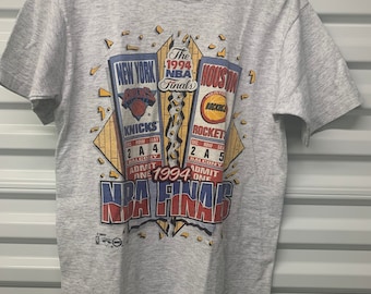 1994 NBAファイナル Rockets vs Knicks Tシャツ Vintage 90s New York Knicks Vs Houston Rockets 1994 NBA